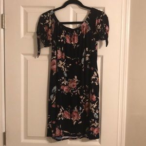 Pink blush maternity dress